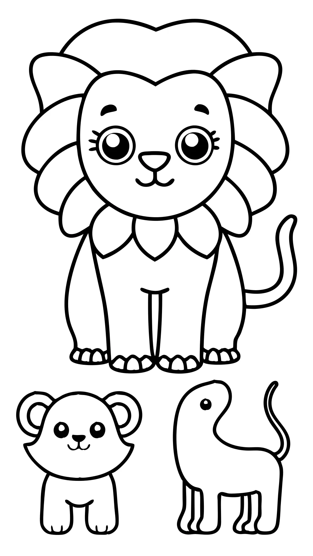 coloriages d’animaux imprimés